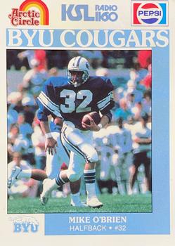 1988 BYU Cougars Safety #NNO Mike O’Brien Front