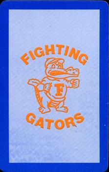 1973 Florida Gators Playing Cards #A♠ Doug Dickey Back