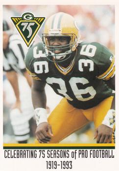 1993 Green Bay Packers Police - State Bank of Chilton, Rod’s Zephyr Car Wash, Chilton Police Dept. #10 LeRoy Butler Front