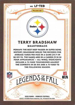 2020 Donruss - Legends of the Fall Red #LF-TEB Terry Bradshaw Back