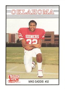 1989 Oklahoma Sooners Police #NNO Mike Gaddis Front