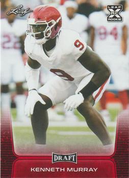 2020 Leaf Draft - Red #45 Kenneth Murray Front