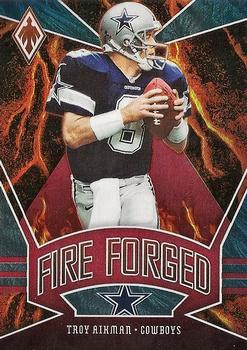 2020 Panini Phoenix - Fire Forged Red #7 Troy Aikman Front