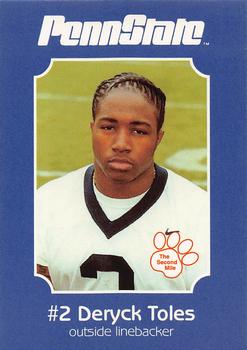 2001 Penn State Nittany Lions #NNO Deryck Toles Front