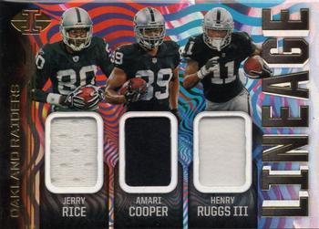 2020 Panini Illusions - Lineage #L2 Amari Cooper / Henry Ruggs III / Jerry Rice Front