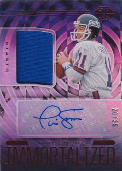 2020 Panini Illusions - Immortalized Jersey Autographs Red #IJ-PSI Phil Simms Front