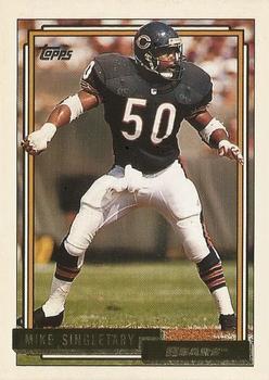 1992 Topps - Gold #687 Mike Singletary Front