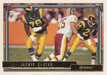 1992 Topps - Gold #443 Jackie Slater Front