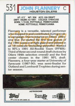 1992 Topps - Gold #531 John Flannery Back