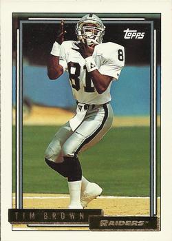 1992 Topps - Gold #612 Tim Brown Front