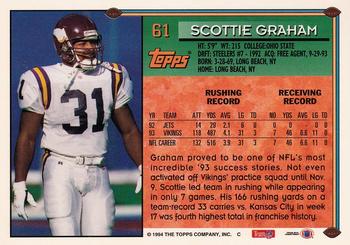 1994 Topps - Special Effects #61 Scottie Graham Back