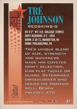 1994 Topps - Special Effects #97 Tre Johnson Back