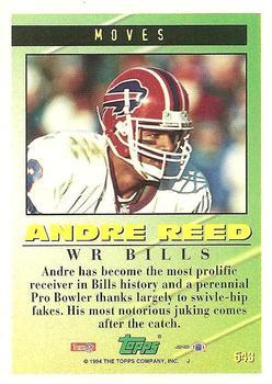 1994 Topps - Special Effects #543 Andre Reed Back