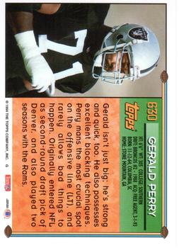 1994 Topps - Special Effects #630 Gerald Perry Back