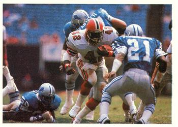 1986 Jeno's Pizza Rolls NFL Action Stickers #22 1985: A Year to Remember for Riggs Front