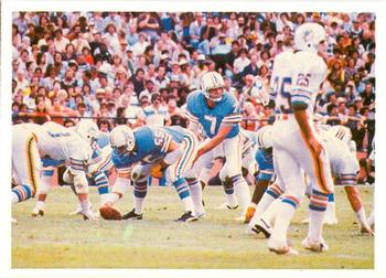 1986 Jeno's Pizza Rolls NFL Action Stickers #43 Houston Returns to the Playoffs Front