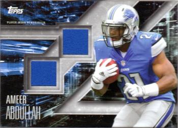 2015 Topps - Complete Set Relics Dual #CSDR-AA Ameer Abdullah Front