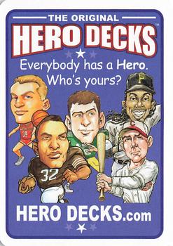 2019 Hero Decks New England Patriots Football Heroes Playing Cards #NNO HeroDecks.com Front