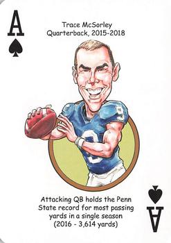 2018 Hero Decks Penn State Nittany Lions Football Heroes Playing Cards #A♠ Trace McSorley Front