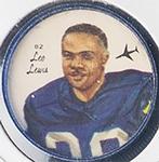 1964 Nally's CFL Western Conference Football Stars #82 Leo Lewis Front