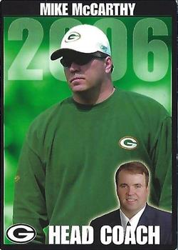 2006 Green Bay Packers Police - Hearthstone Homes, Aronson Recycling Company #2 Mike McCarthy Front