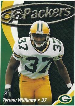 1998 Green Bay Packers Police - Scot J. Madson Agency, Your Local Law Enforcement Agency #19 Tyrone Williams Front
