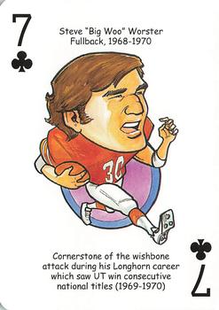 2009 Hero Decks Texas Longhorns Football Heroes Playing Cards #7♣ Steve 