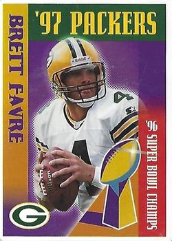 1997 Green Bay Packers Police - M&I Bank, Ashland Police Department #4 Brett Favre Front
