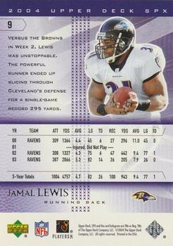 2004 SPx - UD Promos #9 Jamal Lewis Back