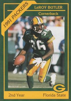 1991 Green Bay Packers Police - Copps Food Center #11 LeRoy Butler Front