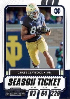 2021 Panini Contenders Draft Picks #46 Chase Claypool Front
