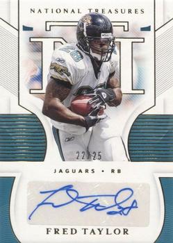 2020 Panini National Treasures - Signatures Gold #S-FT Fred Taylor Front
