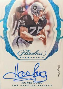 2020 Panini Flawless - Flawless Penmanship Platinum #FP-HLO Howie Long Front