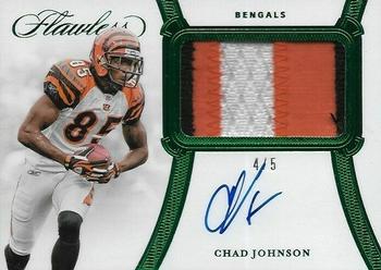 2020 Panini Flawless - Patch Autographs Emerald #PA-CJO Chad Johnson Front
