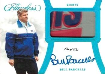 2020 Panini Flawless - Patch Autographs Platinum #PA-BPA Bill Parcells Front