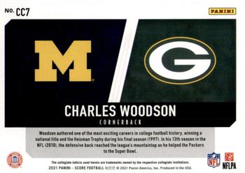 2021 Score - Collegiate Champions #CC7 Charles Woodson Back