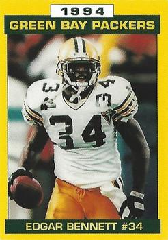 1994 Green Bay Packers Police - Pillsbury / Green Giant, Your Local Law Enforcement Agency #5 Edgar Bennett Front