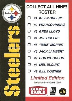 1995 Pro Line Giant Eagle Pittsburgh Steelers #5 