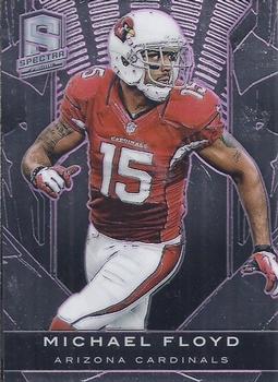 2013 Panini Spectra - Embossed Pink #2 Michael Floyd Front