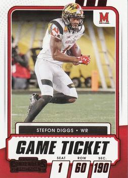 2021 Panini Contenders Draft Picks - Red #31 Stefon Diggs Front