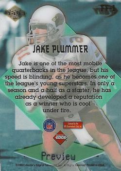 1999 Collector's Edge Fury - Fast and Furious Previews #FF-1 Jake Plummer Back