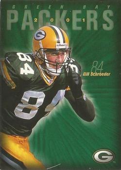 2001 Green Bay Packers Police - Alliant Energy Foundation, AnchorBank & the Madison Police Dept #3 Bill Schroeder Front