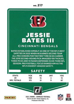 2021 Donruss #217 Jessie Bates Back