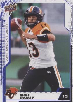 2020 Upper Deck CFL - Blue #81 Mike Reilly Front
