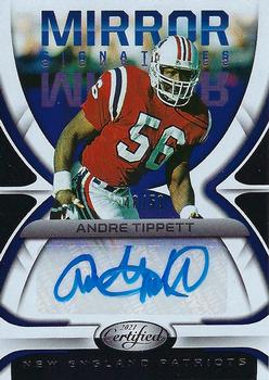 2021 Panini Certified - Mirror Signatures #MS-AT Andre Tippett Front