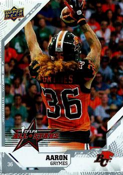 2019 Upper Deck CFLPA All-Stars #22 Aaron Grymes Front