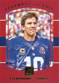 2017 Donruss - Legends of the Fall Red #17 Eli Manning Front