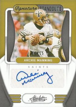 2021 Panini Absolute - Signature Standouts #SS4 Archie Manning Front