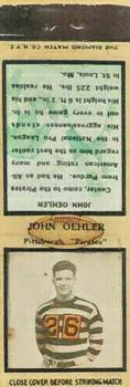 1934 Diamond Matchbook Covers #NNO John Oehler Front