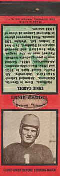 1935 Diamond Matchbook Covers #NNO Ernie Caddel Front